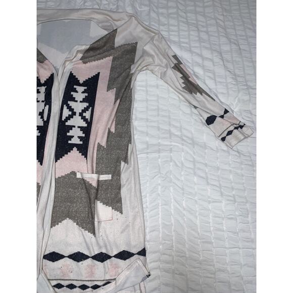 Women’s Aztec Open Front Tribal Print Cardigan Size 2XL - Picture 3 of 8
